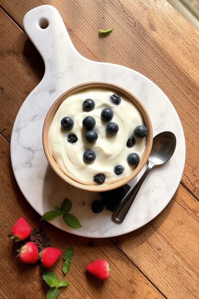protein rich creamy frozen dessert