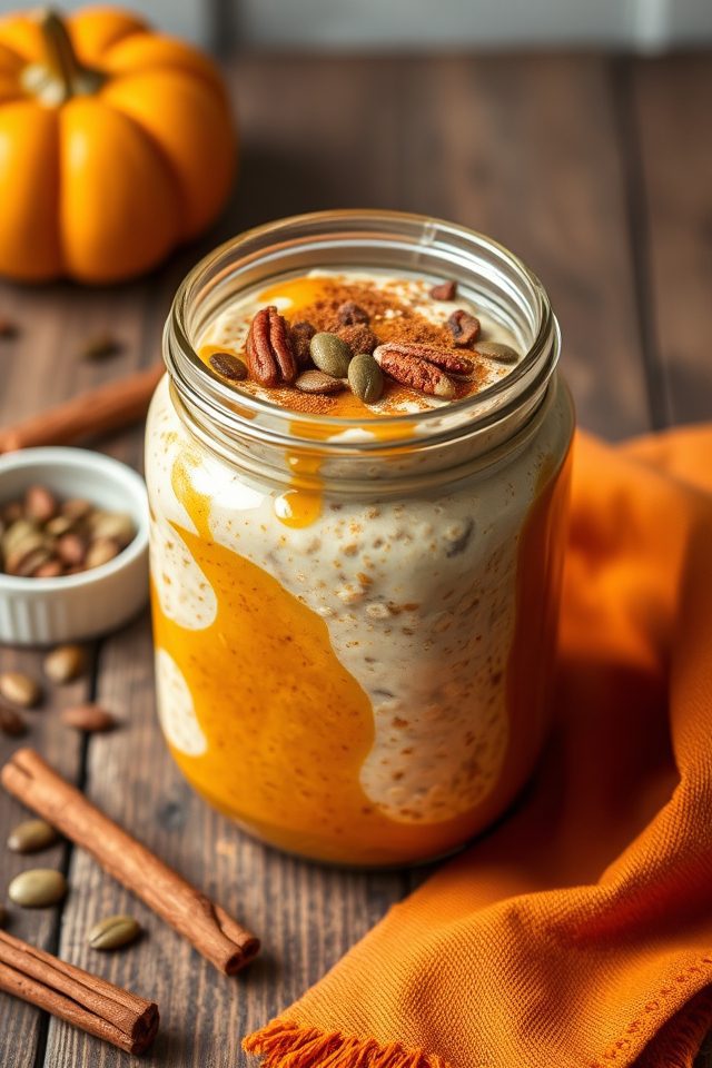 pumpkin flavored breakfast oats