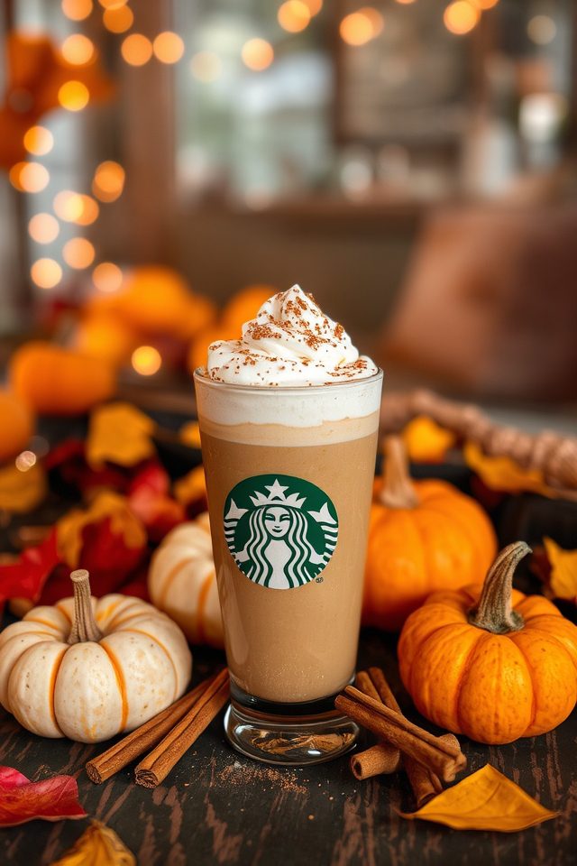 pumpkin spice autumn drink