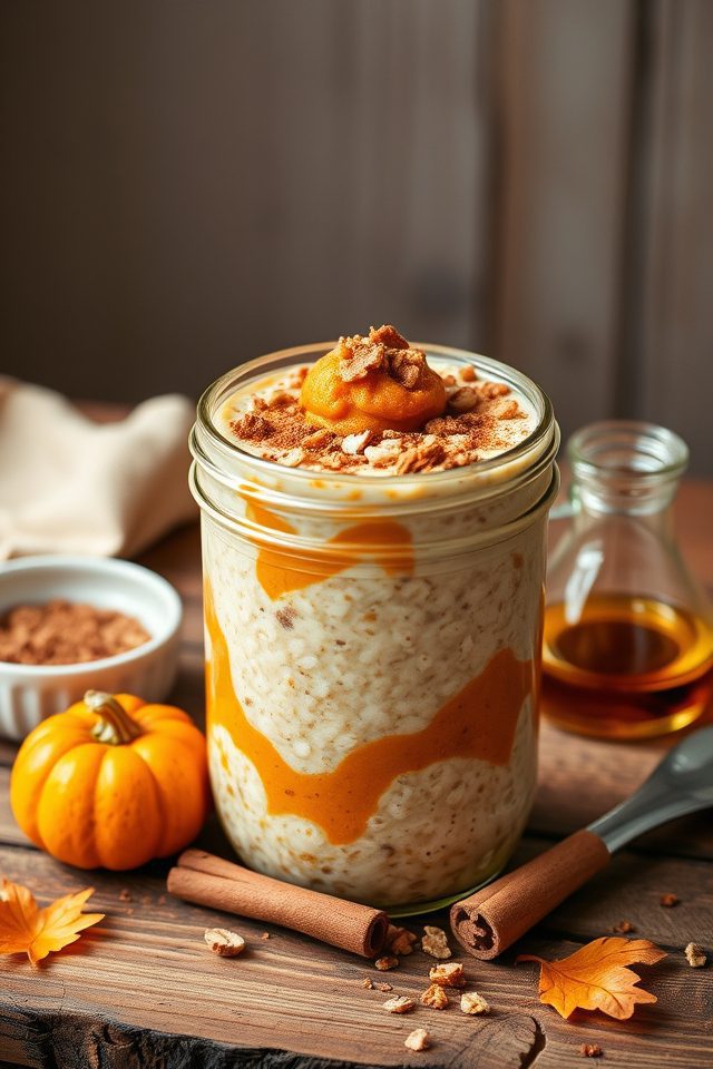 pumpkin spice breakfast oats