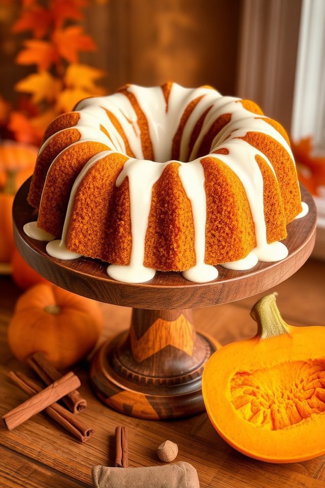 pumpkin spice bundt cake