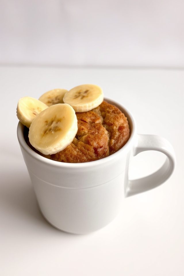 quick banana mug dessert