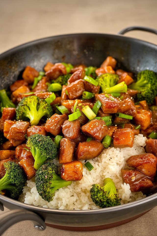 quick beef broccoli meal