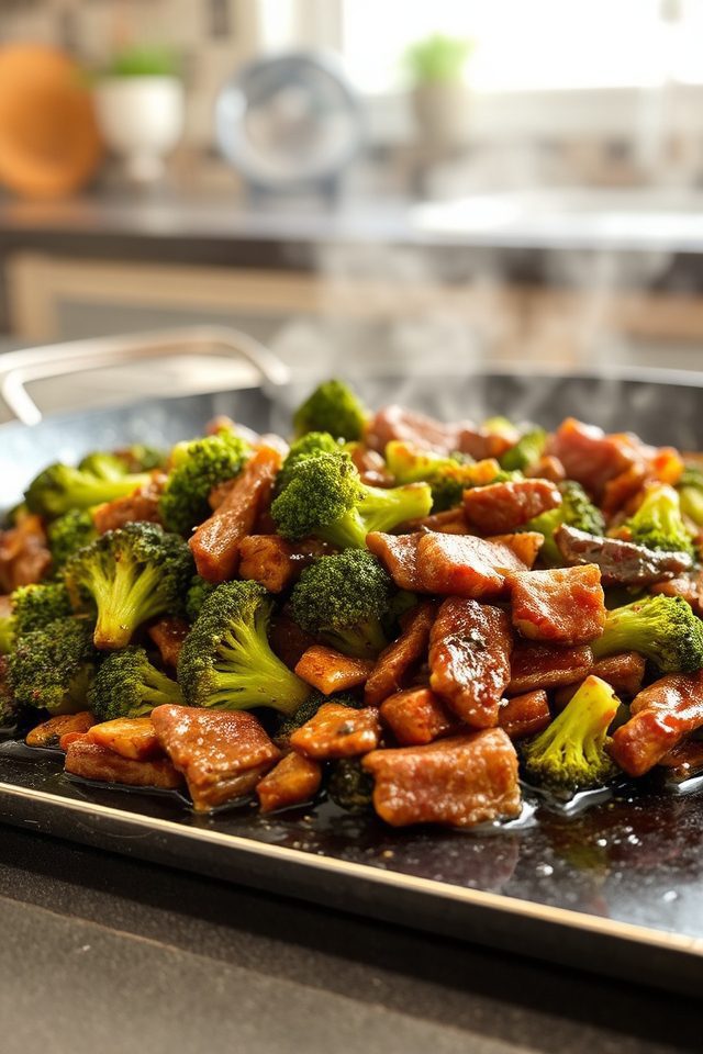 quick beef broccoli stir