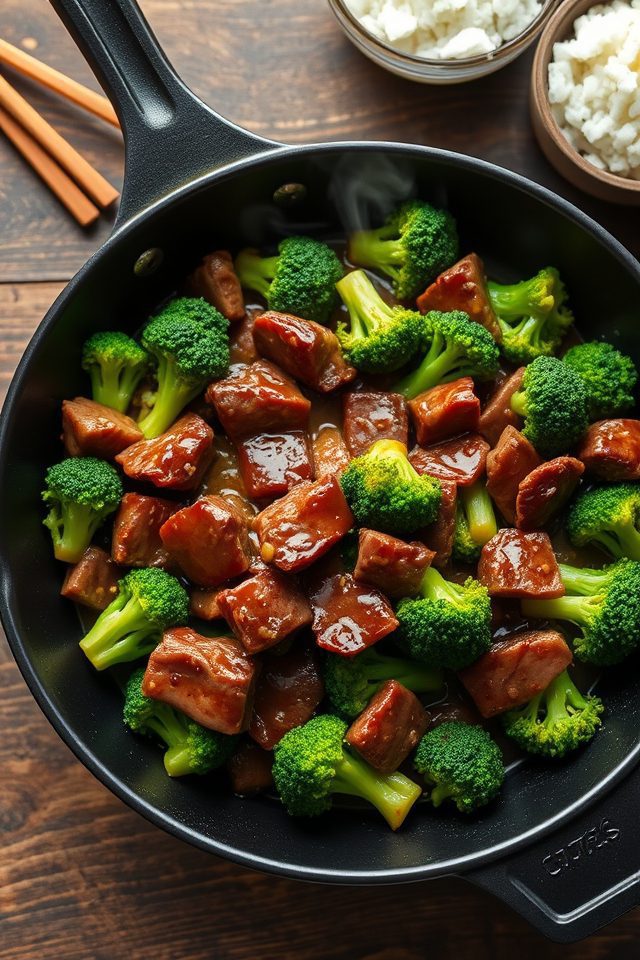 quick beef broccoli stir fry