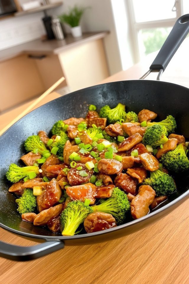quick beef broccoli stirfy
