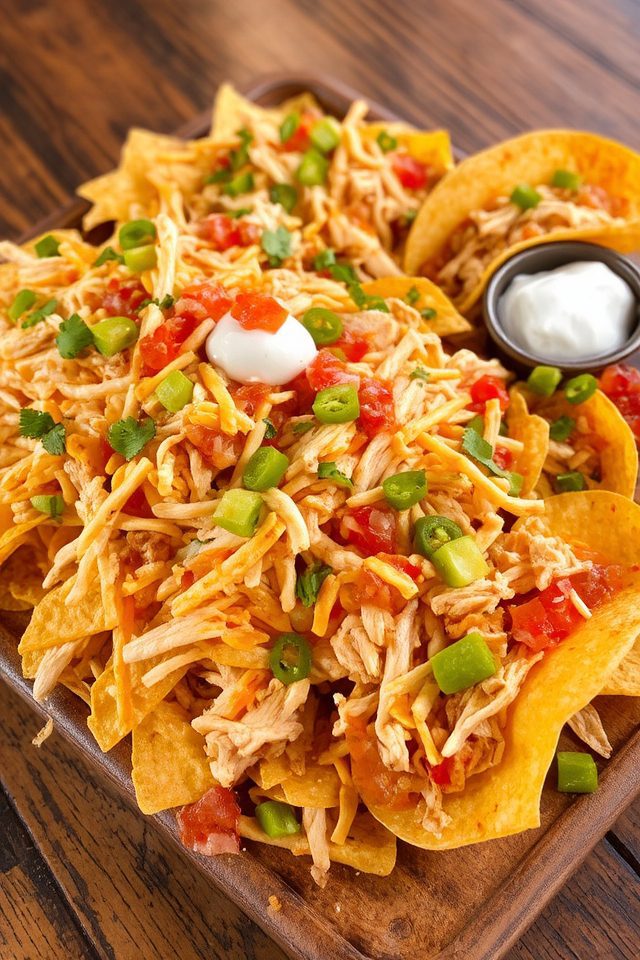 quick chicken nacho snack