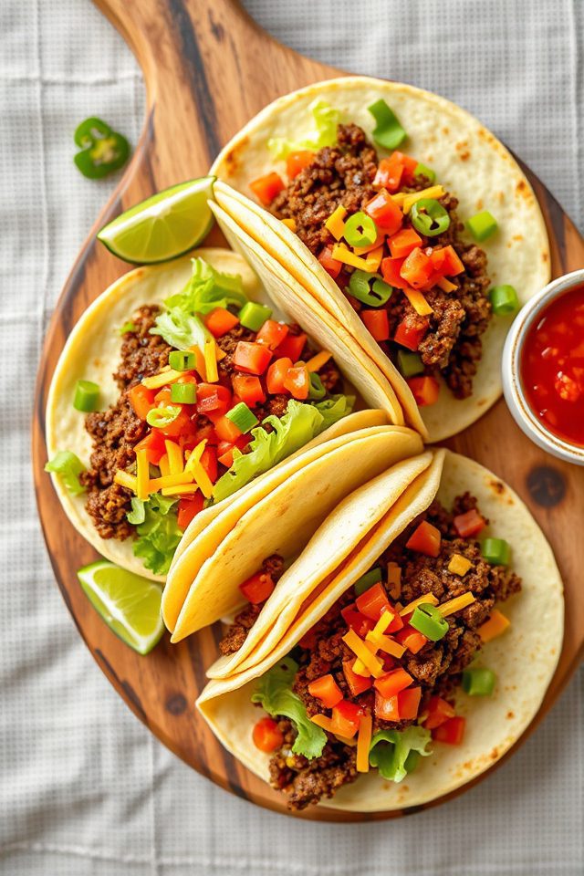 quick classic beef tacos