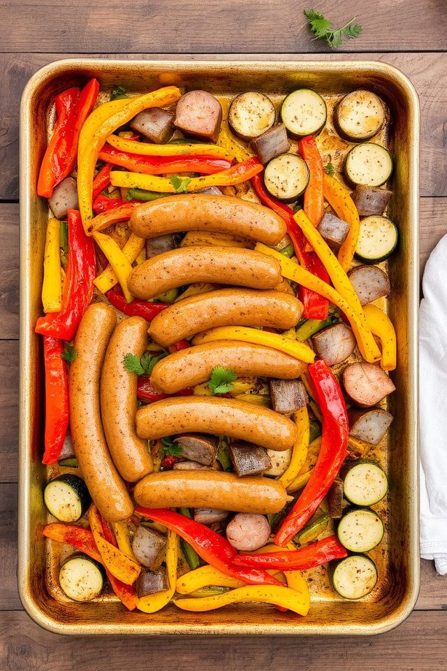 quick colorful sheet meal