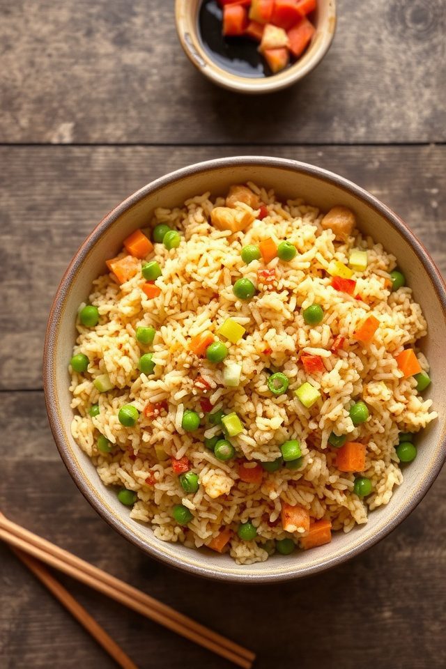 quick customizable fried rice