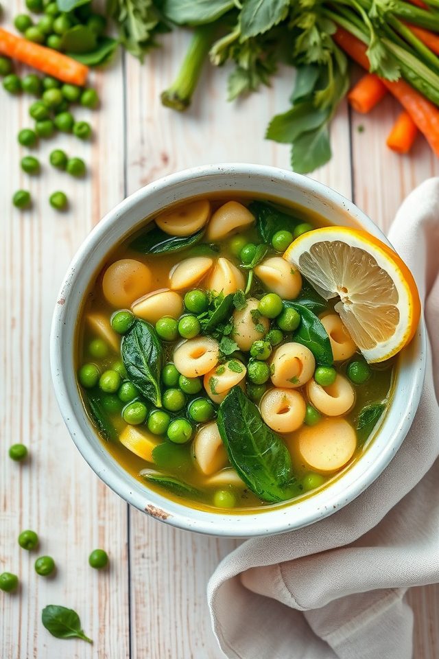 quick fresh vegetable soup