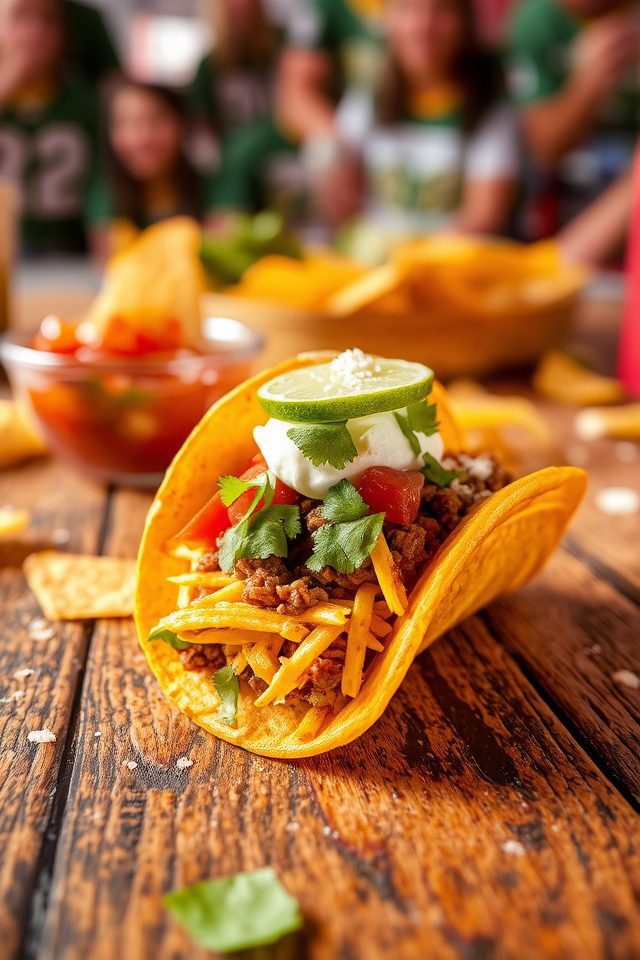 quick game day tacos