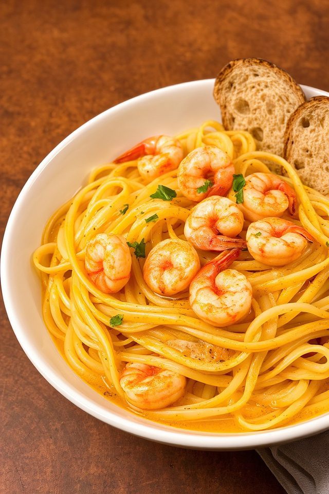 quick garlic shrimp dinner