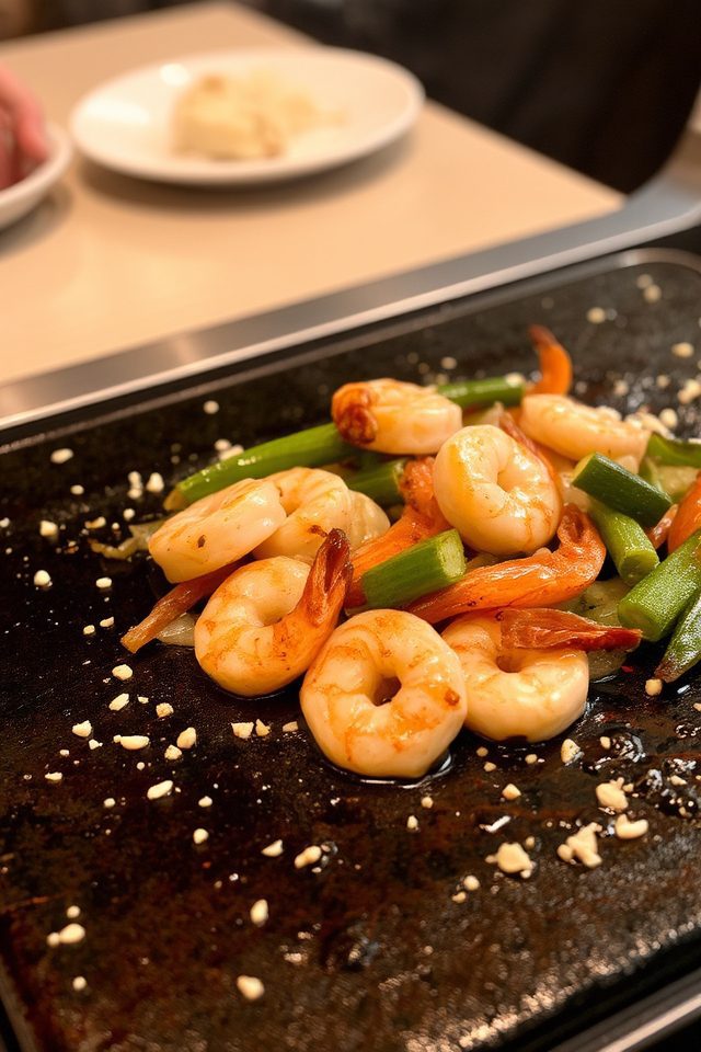 quick garlic shrimp dish
