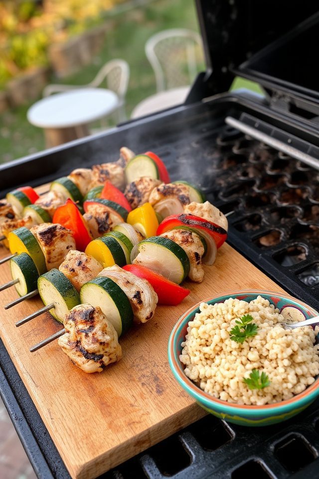 quick grilled chicken dinner