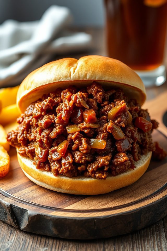 quick ground beef sandwiches