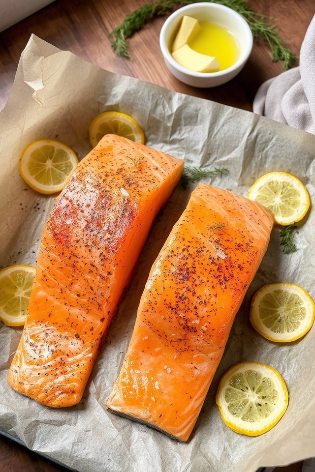 quick healthy salmon fillets