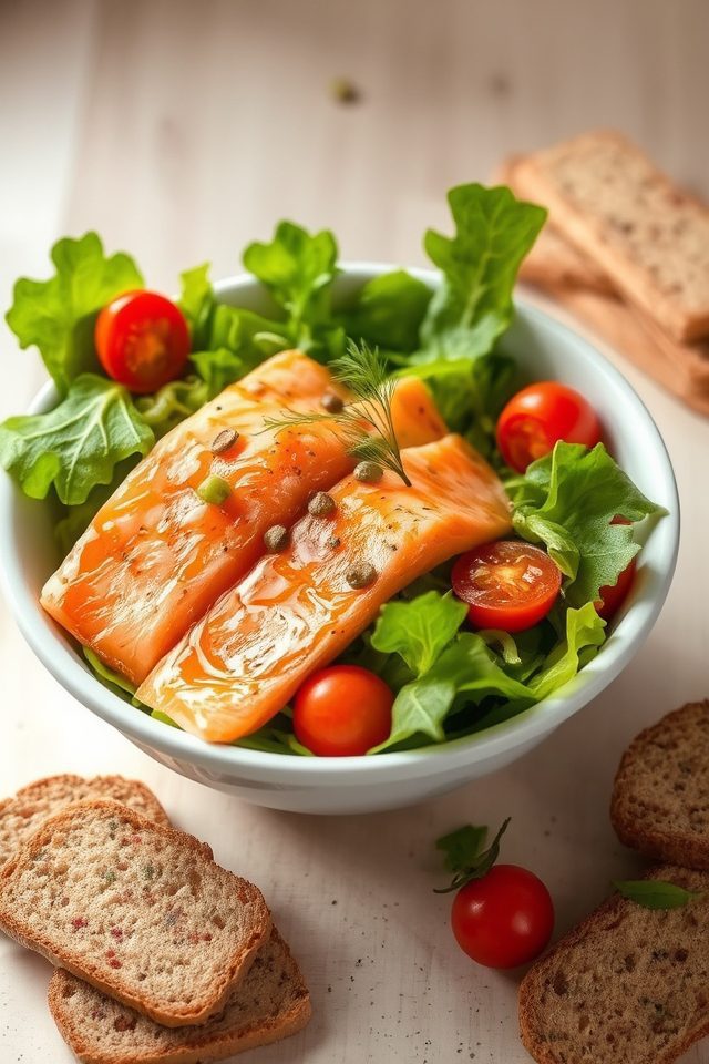 quick healthy smoked salmon