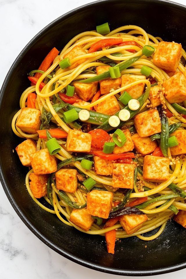 quick healthy tofu meal