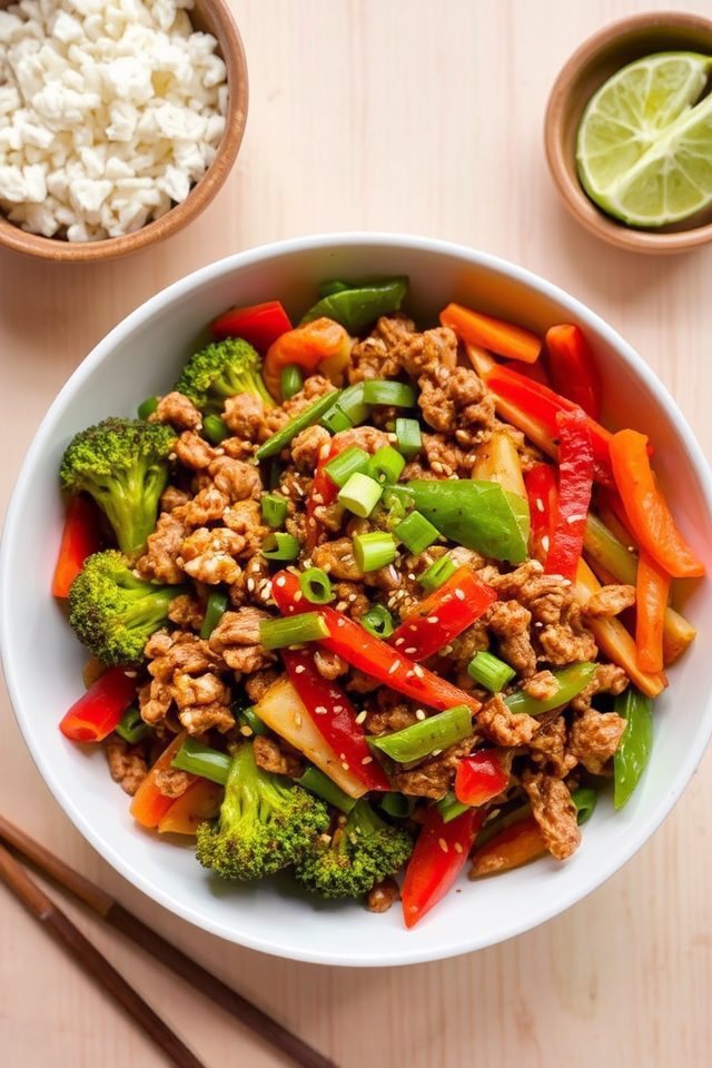 quick healthy turkey stir fry