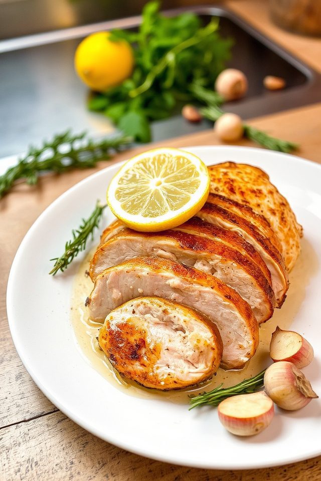 quick lemon herb chicken