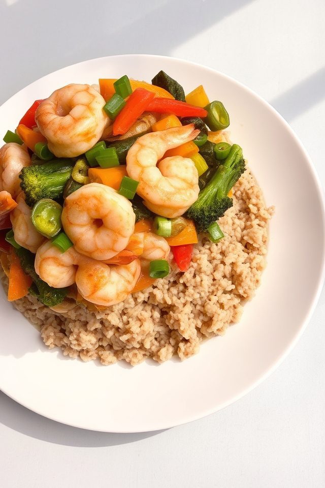 quick nutritious shrimp dinner