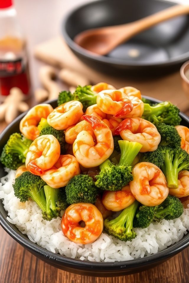 quick shrimp stir fry
