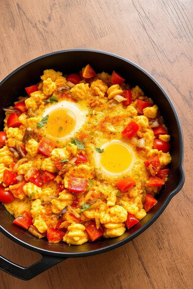 quick tomato egg breakfast