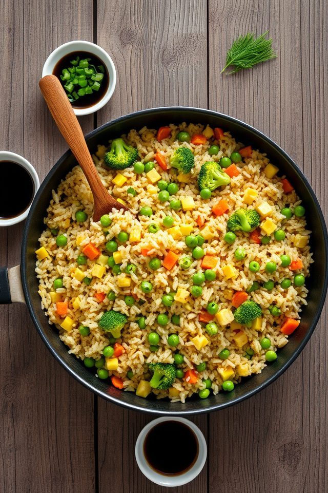 quick vegetable rice recipe