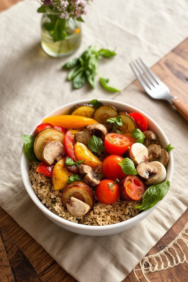 quick vegetarian meal options