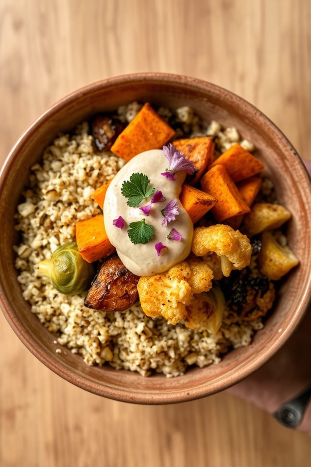 quinoa and roasted vegetables