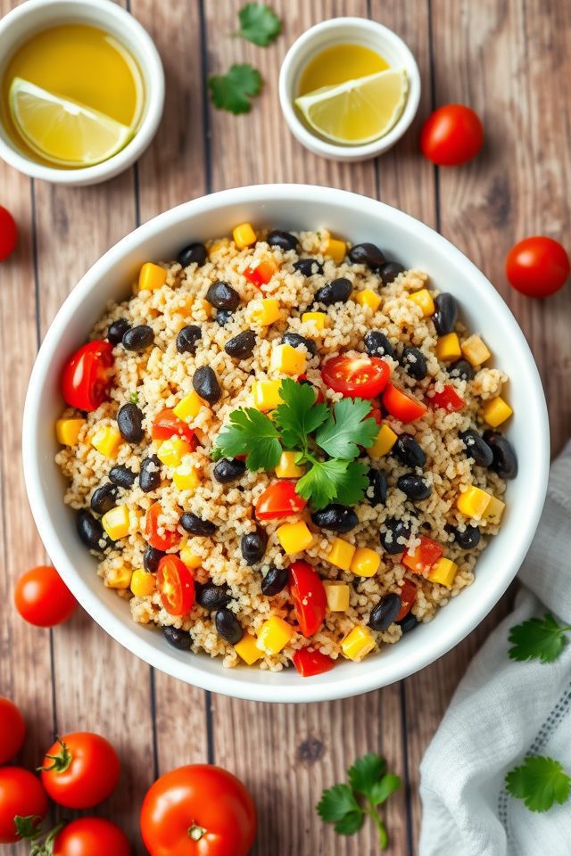 quinoa black bean salad