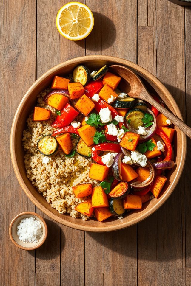 quinoa salad roasted vegetables