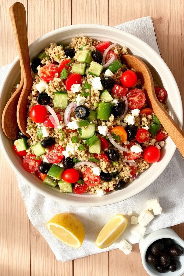 quinoa salad with feta