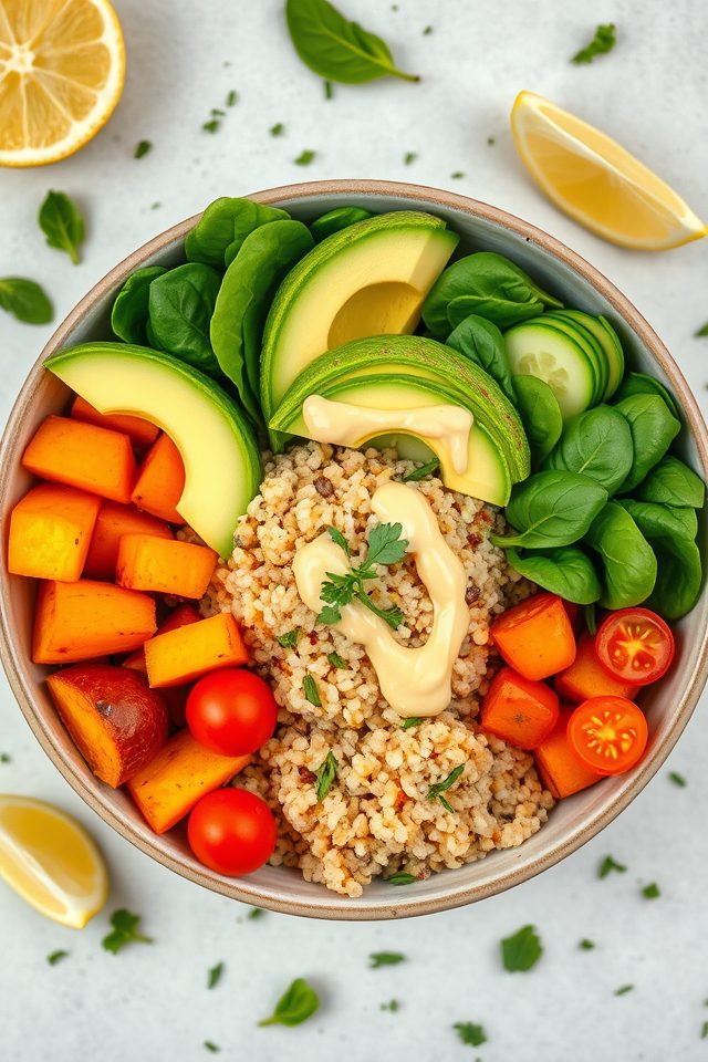 quinoa vegetable healthy meal