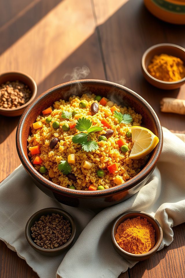quinoa vegetable khichdi recipe