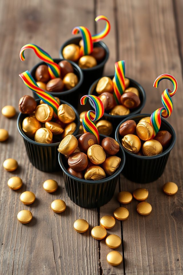 rainbow themed candy treat
