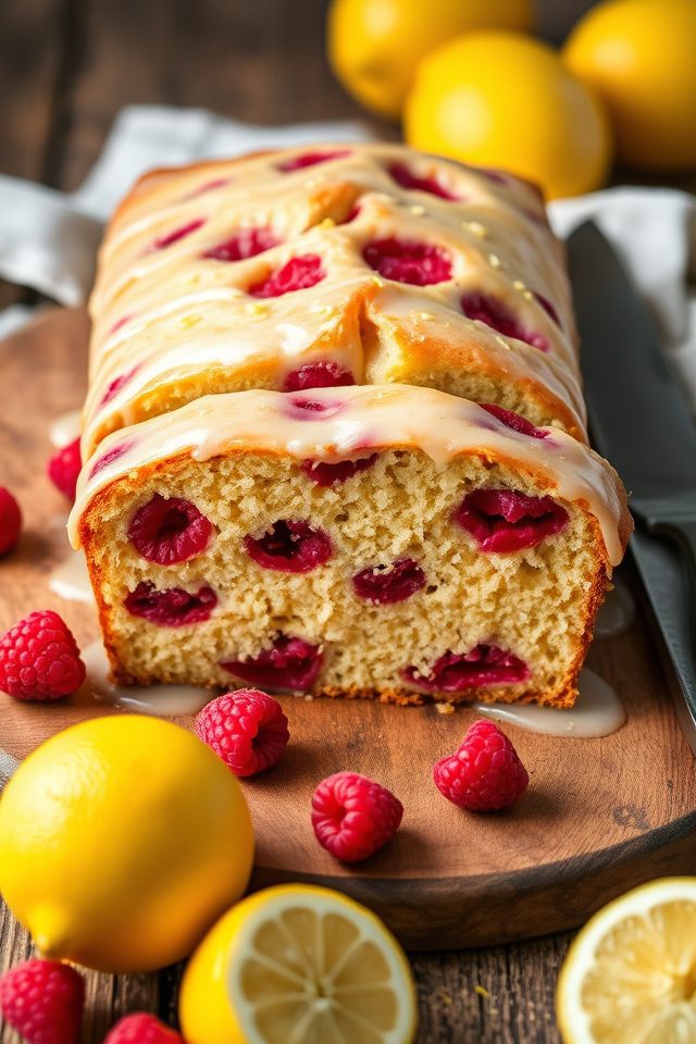 raspberry citrus butter cake