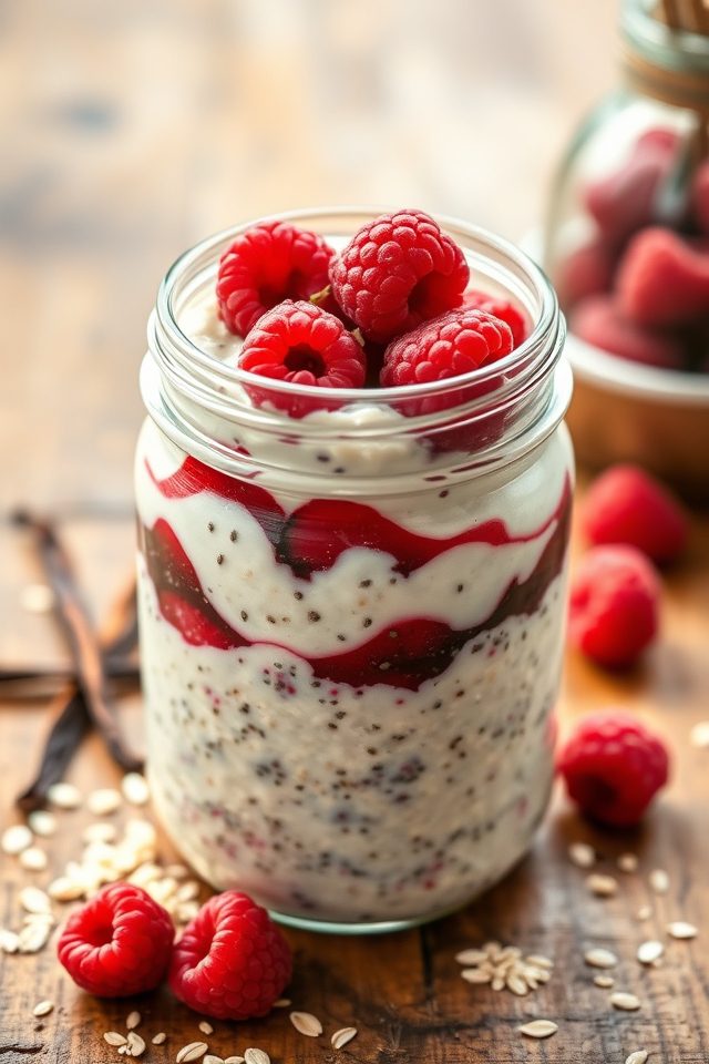 raspberry vanilla oat breakfast