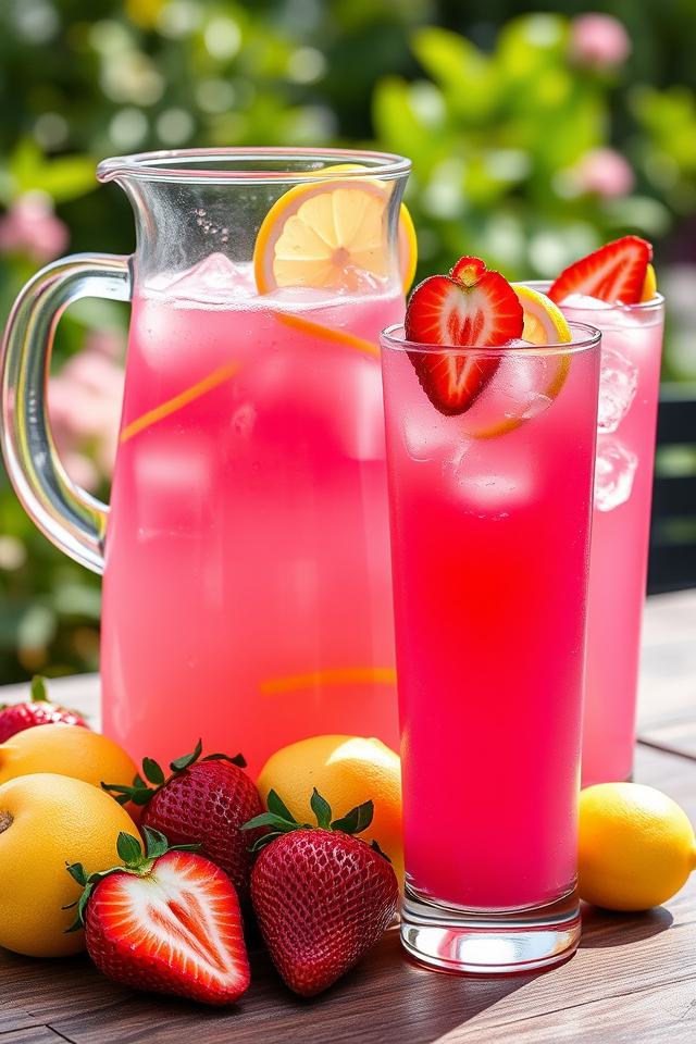 refreshing fruit flavored drink