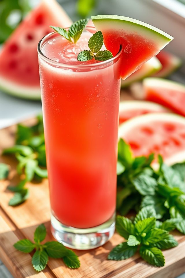 refreshing summer fruit drink