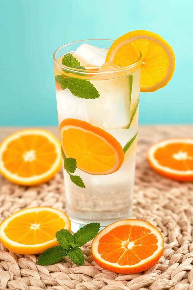 refreshing summer infused drink