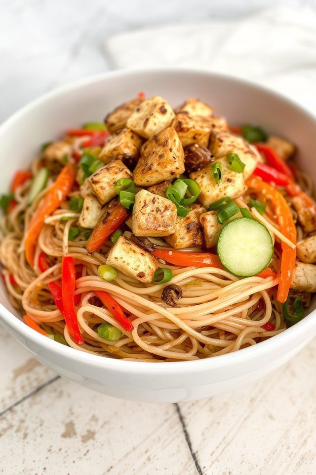 refreshing summer noodle salad
