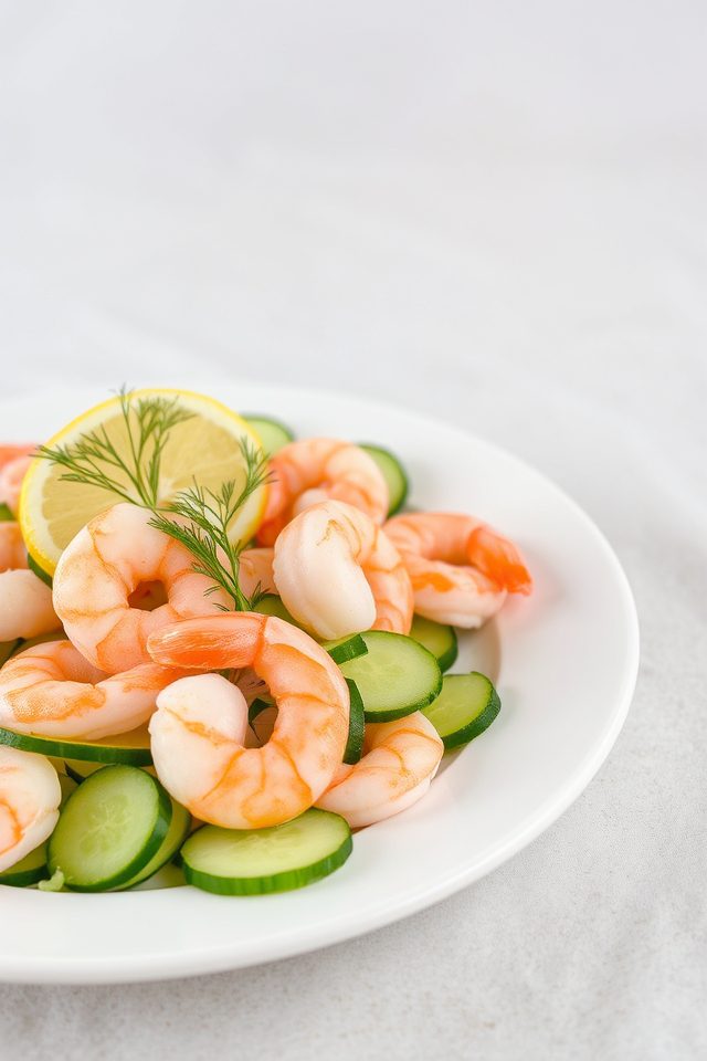 refreshing summer shrimp salad
