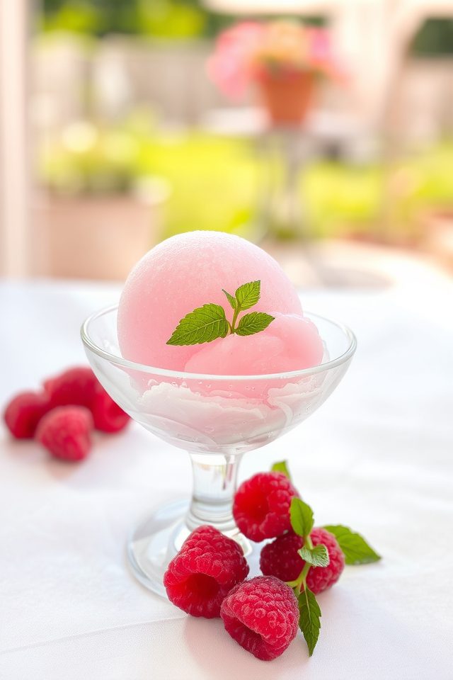 revitalizing summer raspberry treat