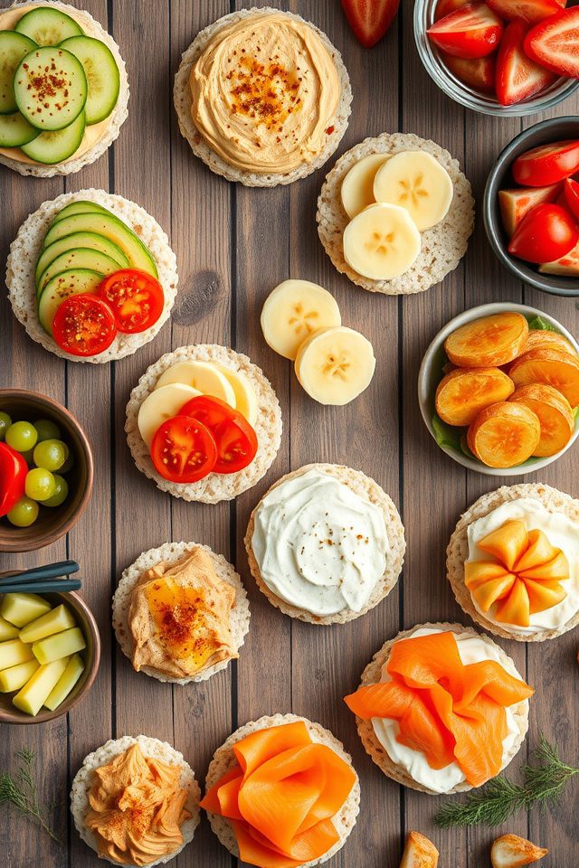 rice cakes creative fillings