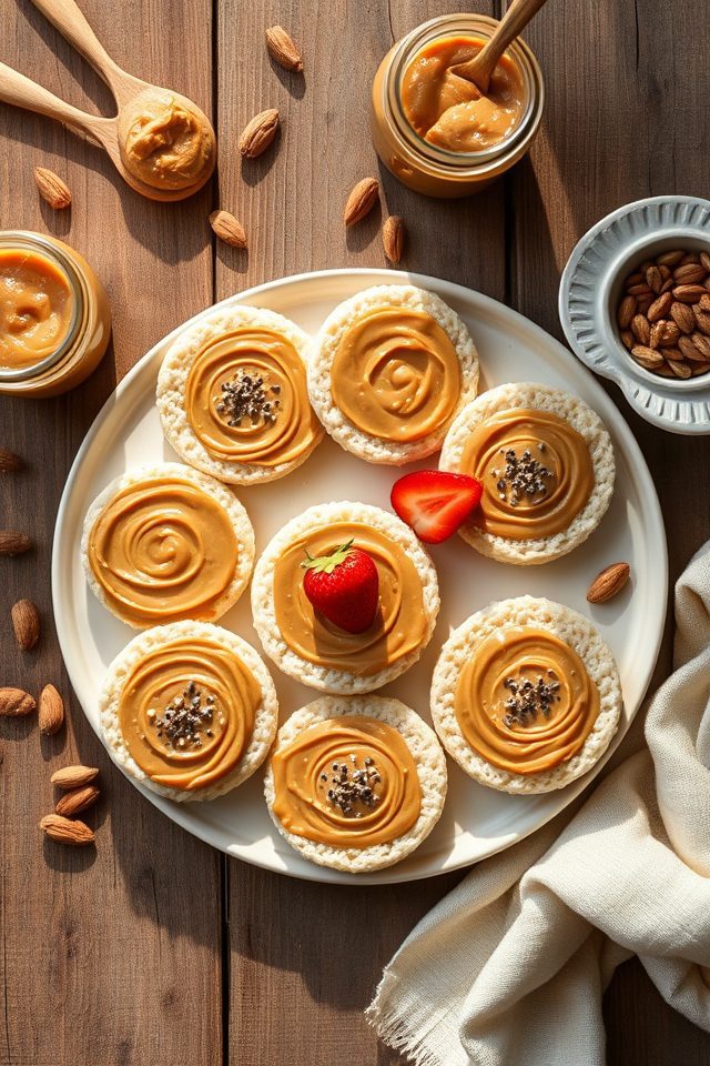 rice cakes nut butter