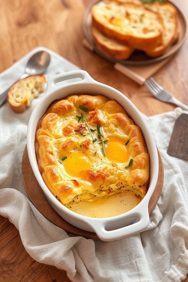 rich breakfast egg dish