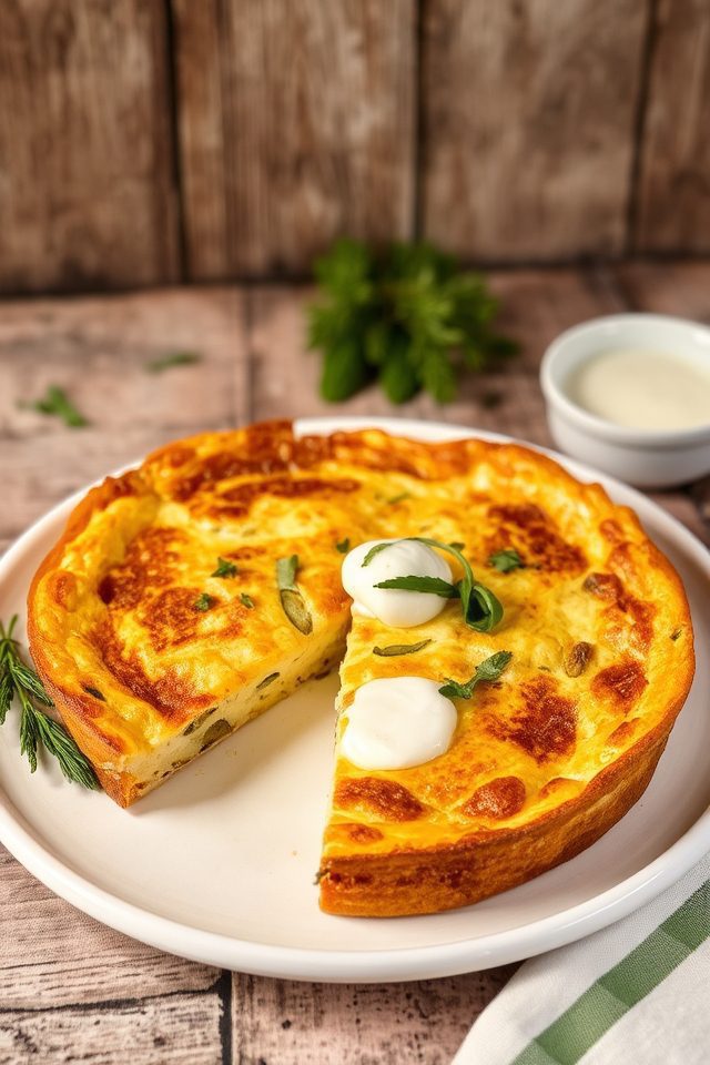 rich breakfast egg dish