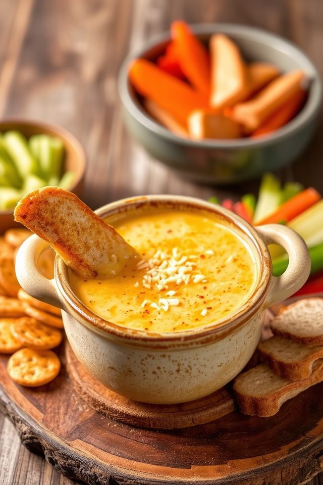 rich cheese fondue dip